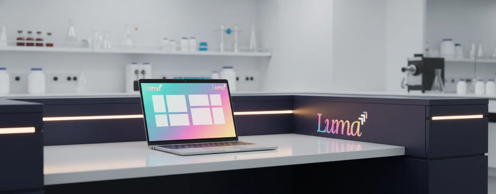 Luma support desk and catalogue visual